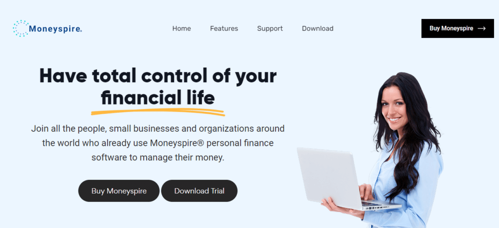 Moneyspire-Homepage