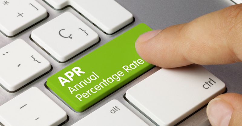 APR Annual percentage rate
